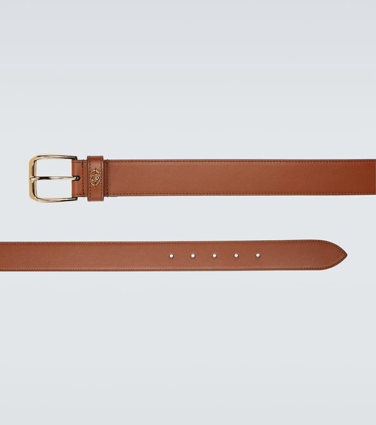 4cm Logo-Embellished Leather Belt