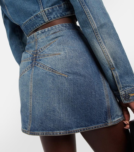 Denim miniskirt