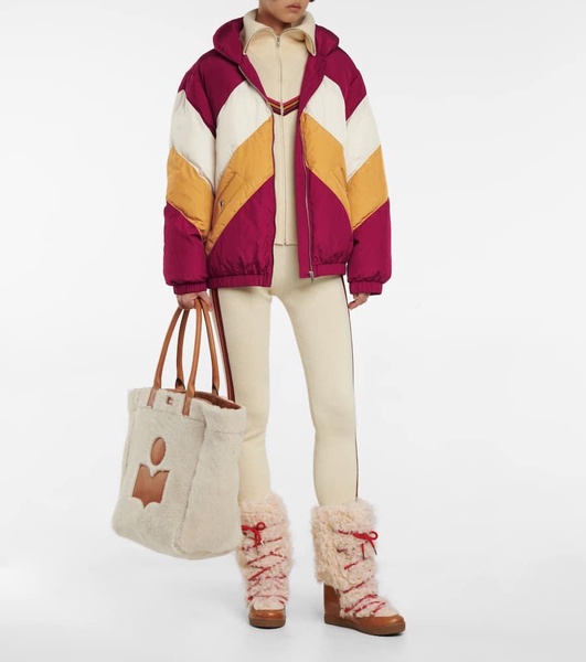 Bacelia colorblocked puffer jacket