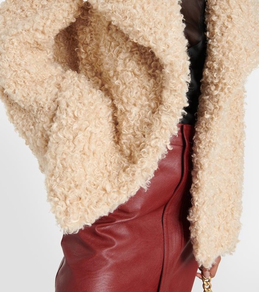 Oversized teddy coat