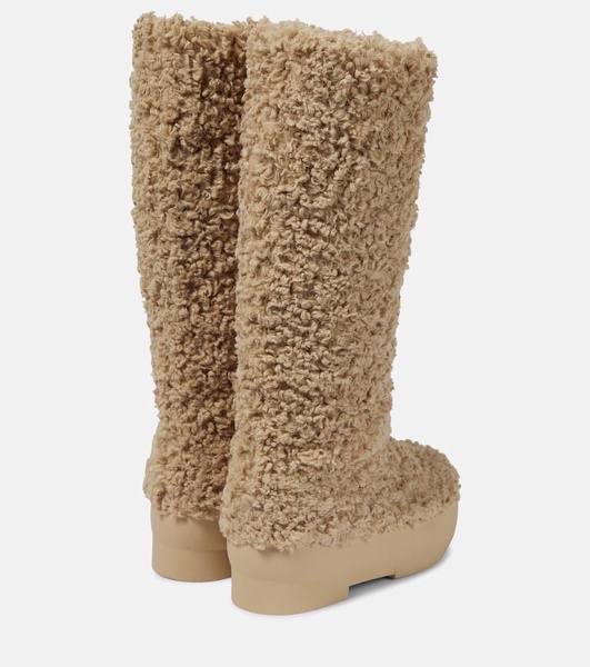 Gia 22 faux-shearling platform boots