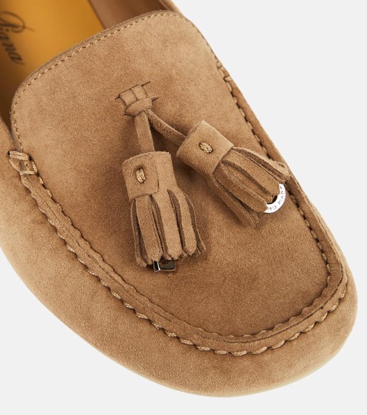 Dot Sole suede moccasins