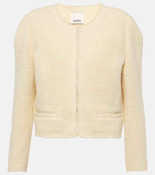 Pully wool-blend jacket