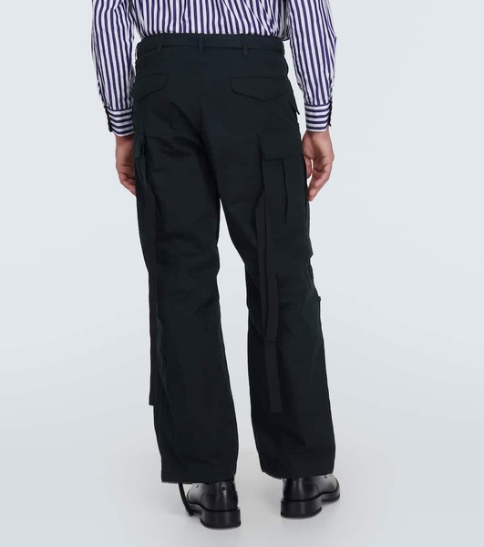 Cotton-blend cargo pants