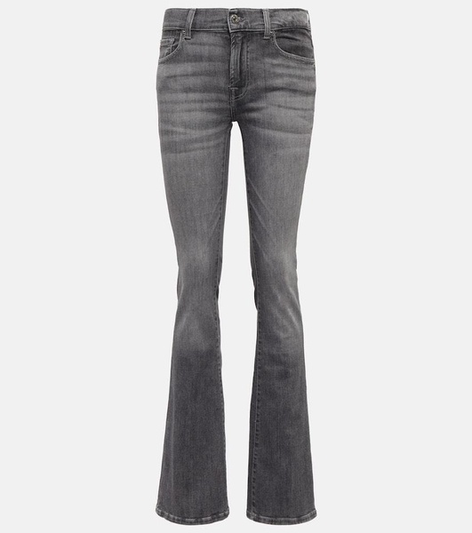 Mid-rise bootcut jeans