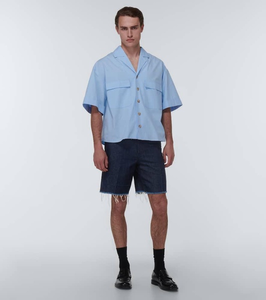 Denim Bermuda shorts