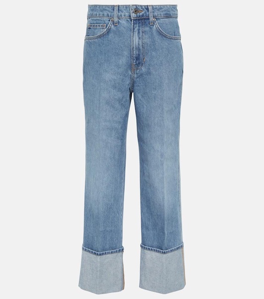 Dylan high-rise straight jeans