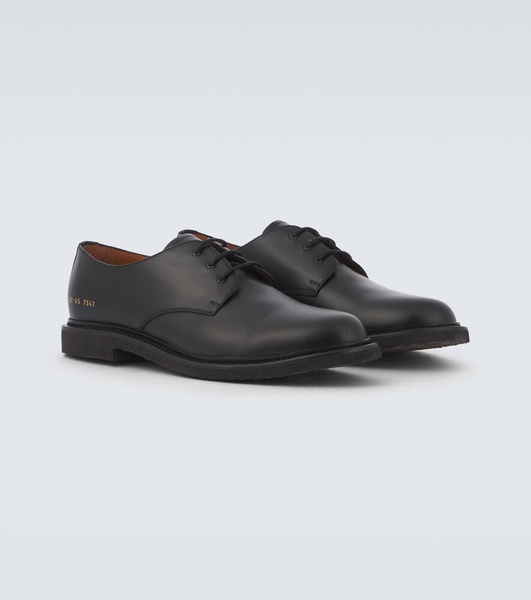 Officers leather Derby shoes