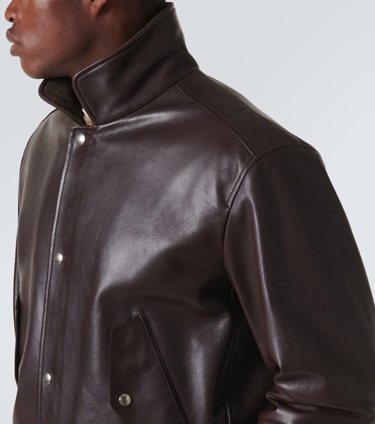 Johnie leather bomber jacket