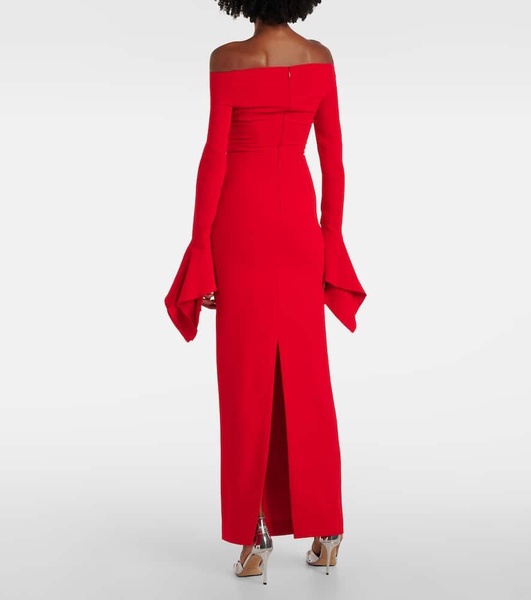 Amalie off-shoulder gown