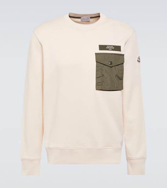 Cotton-blend sweatshirt