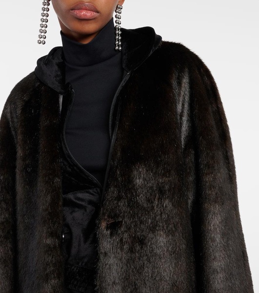 Faux fur coat