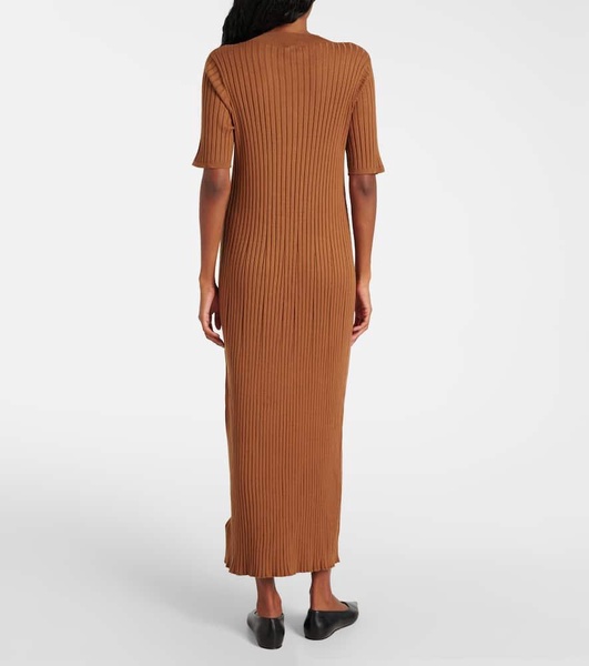 Maeve ribbed-knit midi dress