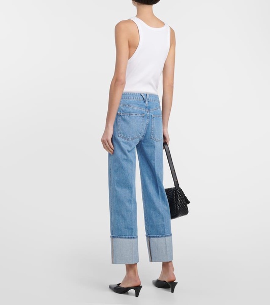 Dylan high-rise straight jeans