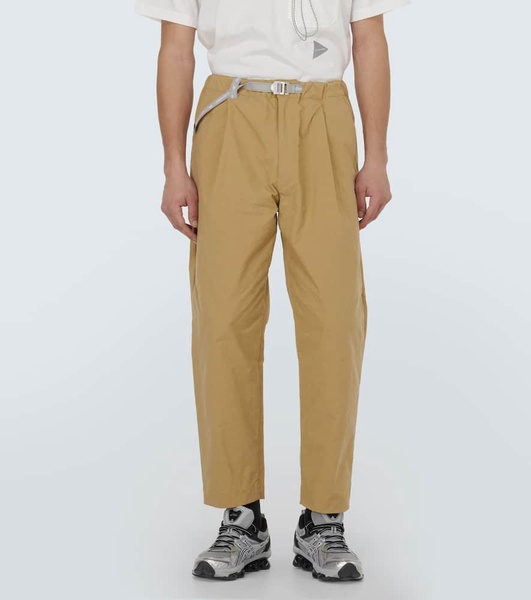 Technical tapered pants