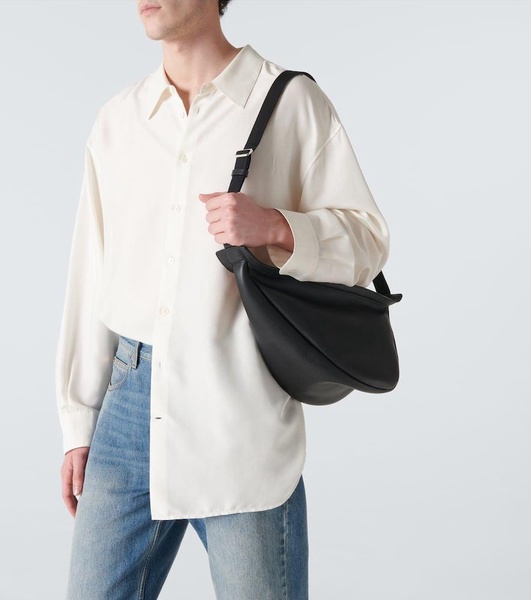 Slouchy Banana Large leather crossbody bag