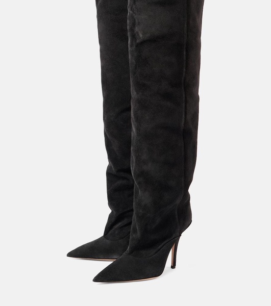 Ines 105 suede over-the-knee boots