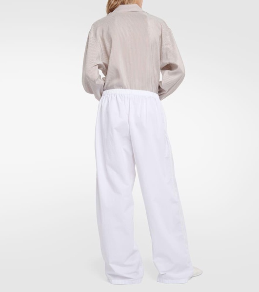 Hubert cotton wide-leg pants