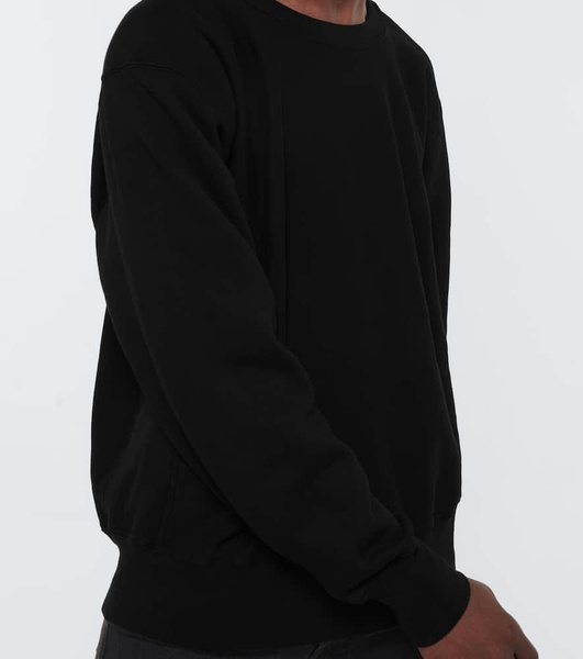 Cotton fleece sweatshirt