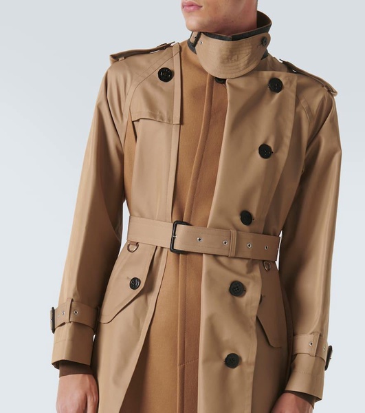 Gabardine trench coat