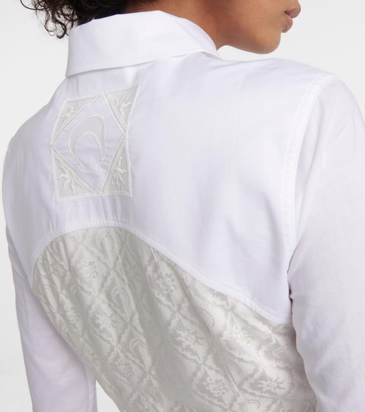 Household corset-style cotton shirt