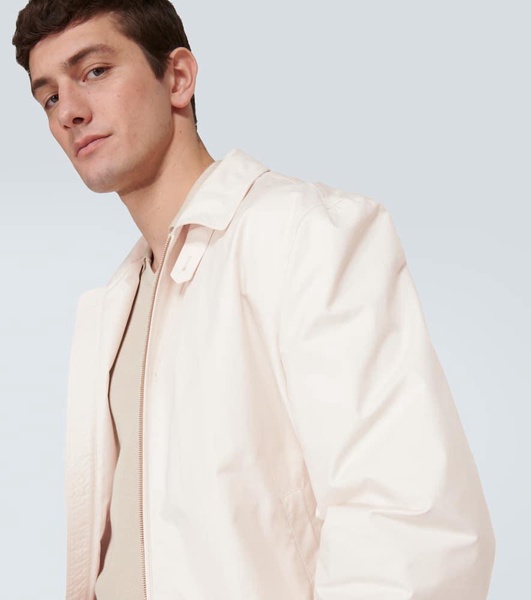 Cotton-blend gabardine blouson jacket