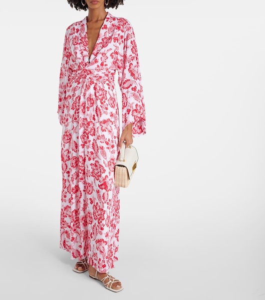 Wisdom floral wrap dress