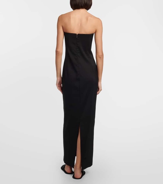 Ward wool and silk maxi dress