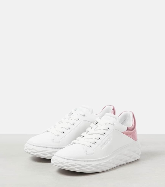 Diamond Maxi/F II leather sneakers