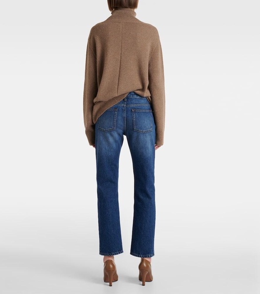 Riaco mid-rise straight jeans