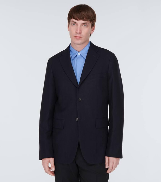 Cotton-blend suit jacket