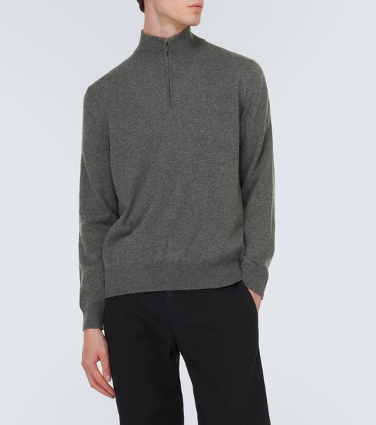 Cashmere half-zip sweater