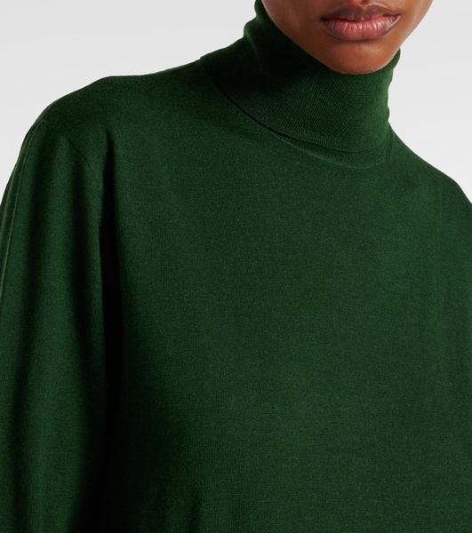 Wool turtleneck sweater