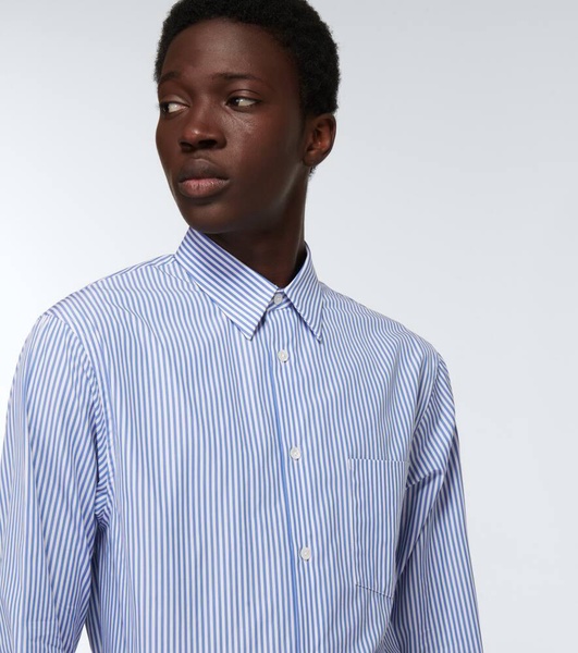 Pinstripe cotton shirt