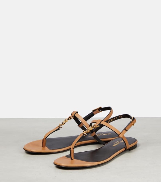 Cassandra leather thong sandals