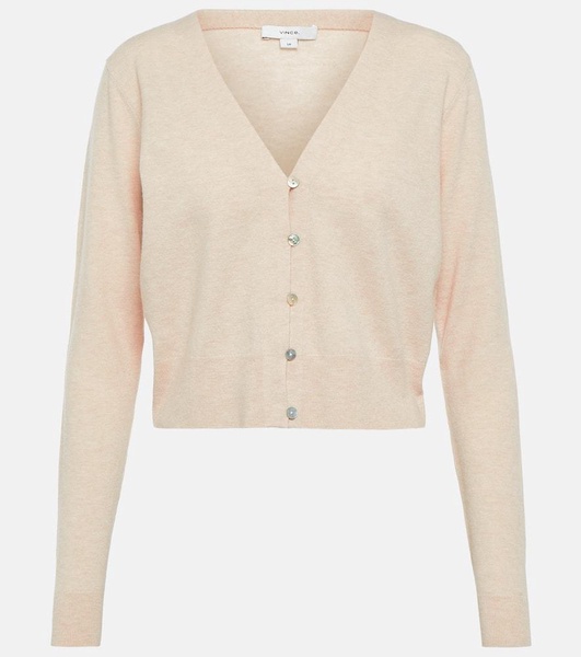 Wool and cashmere-blend cardigan