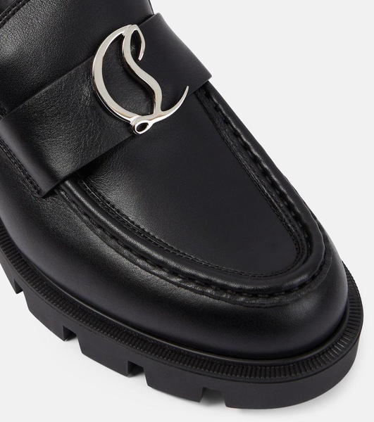 CL Moc Lug leather loafers