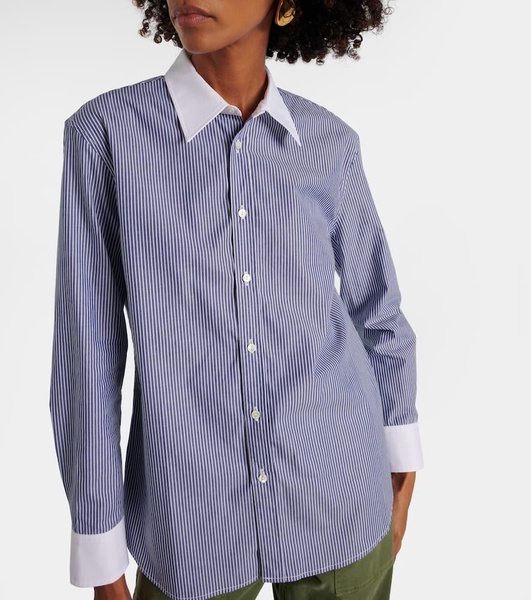 Raphael striped cotton shirt