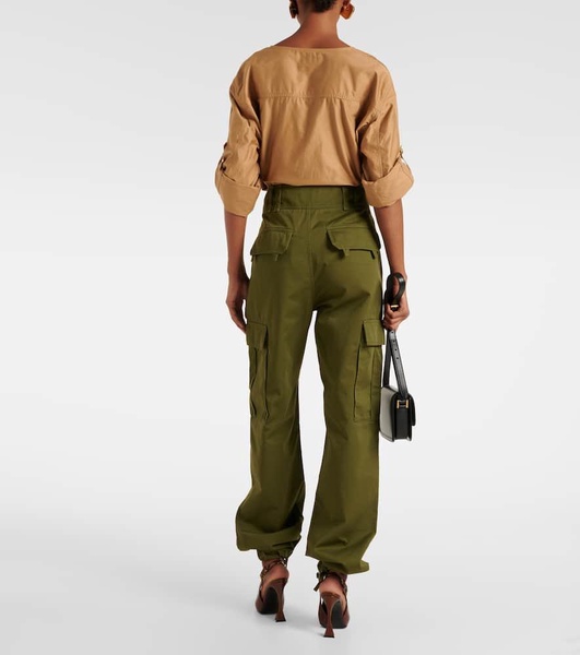 Cassandre cotton twill cargo pants