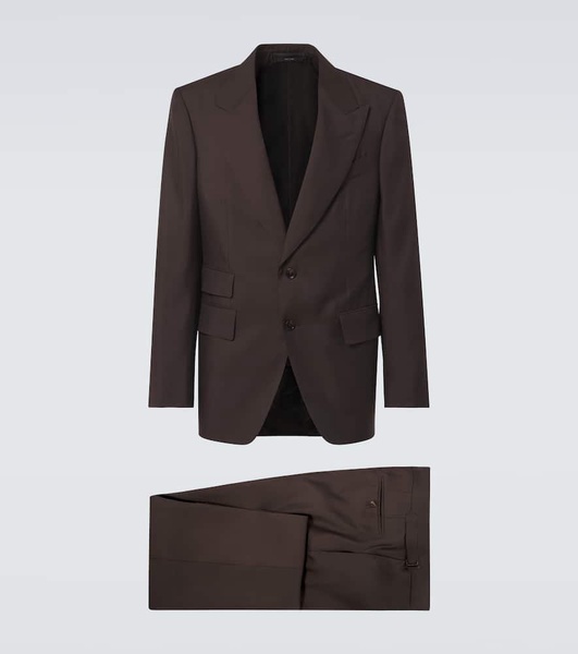 Shelton organza twill suit