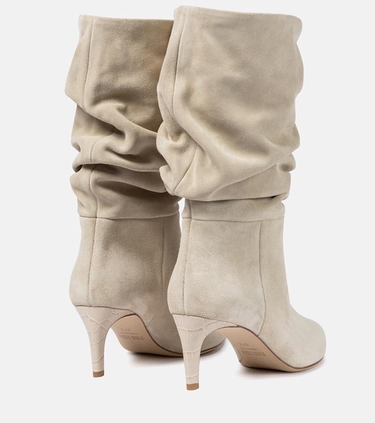 Slouchy suede boots