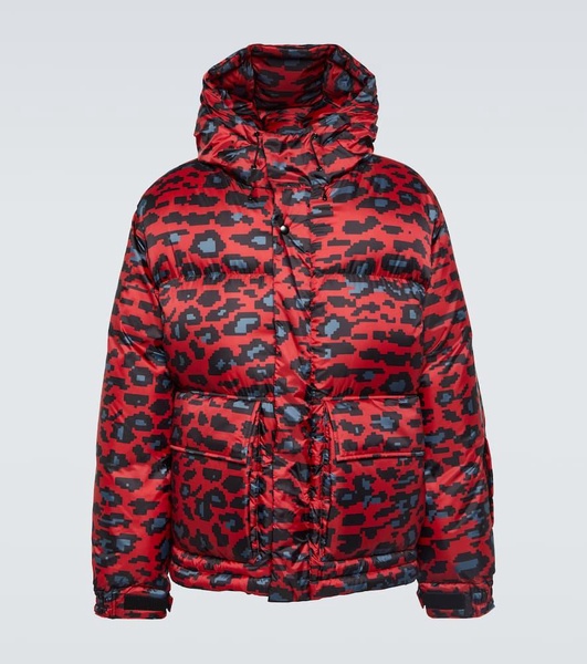 Printed down jacket