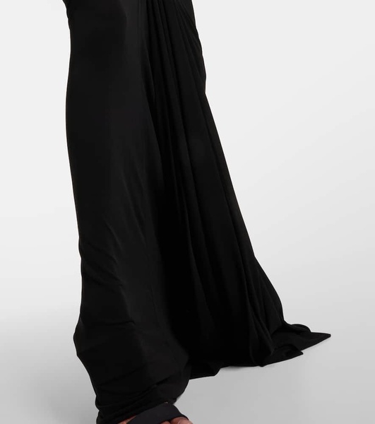 High-rise maxi skirt