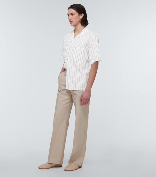 Solana Talian pinstriped cotton poplin shirt