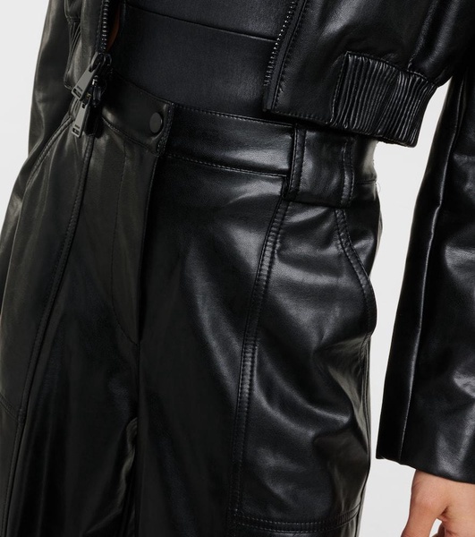 Sofia faux leather cargo pants