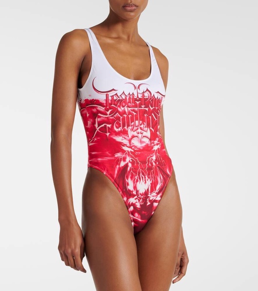 Diablo printed swimsuit