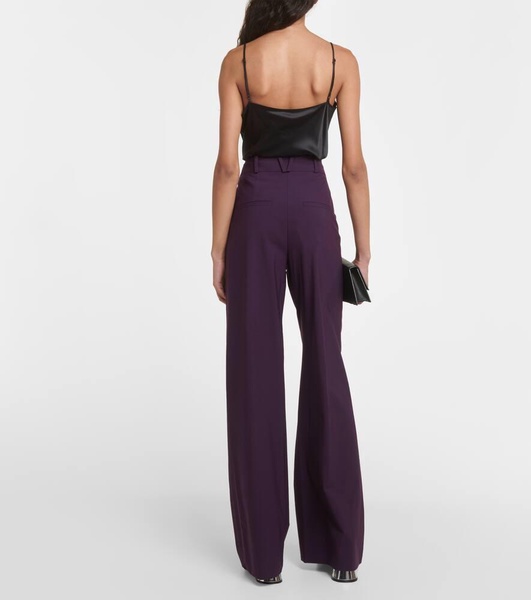 Ollie wool-blend wide-leg pants