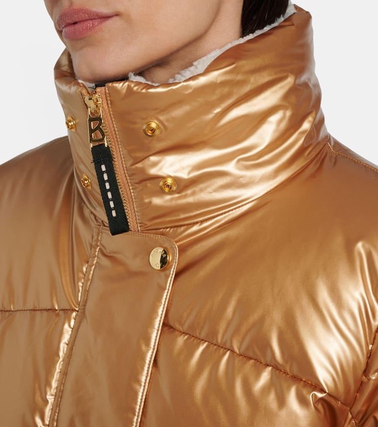 Hella metallic down ski jacket