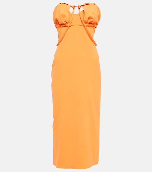 La Robe Bikini cotton-blend midi dress