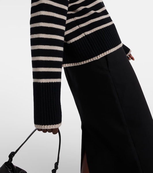 Fleur striped cashmere sweater